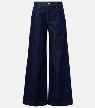 Citizens Of Humanity x Argent Beverly mid-rise wide-leg jeans