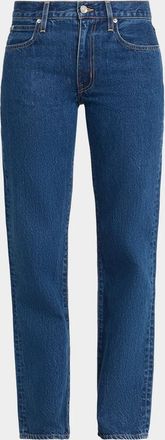 Slvrlake Denim Chloe Low-Rise Straight-Leg Jeans