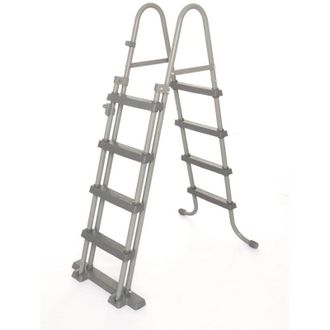 vidaXL Bestway Escalera De Seguridad Para Piscina 4 Pelda&ntilde;os Flowclear 122 Cm Vidaxl
