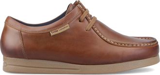 Base London Koko Mens Moccasins Tan Leather - Size UK 11
