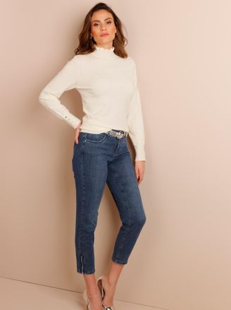 Cr&eacute;ation L Strickpullover CREATION L PREMIUM Modal-Mix-Pullover, Damen, Gr. 36, beige (champagner), 50% Polyamid, 25% Modal, 25% Viskose, unifarben, Pullover Str