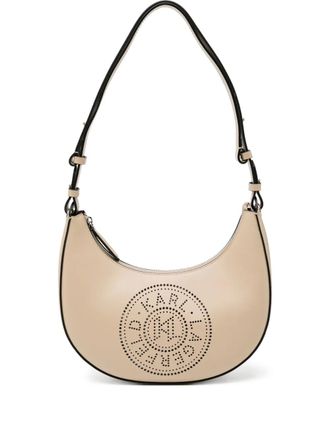 Karl Lagerfeld K Circle Moon shoulder bag - Beige