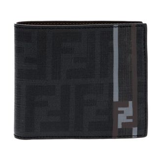 Fendi Cartera plegable FF Jacquard - Accessories - Hombre - Negro - ONE SIZE