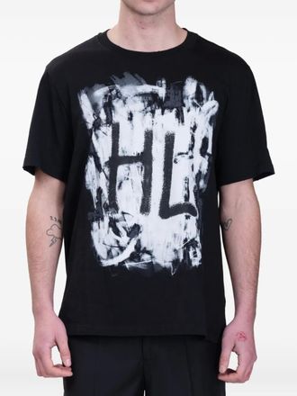 Helmut Lang Scribble T-shirt - Black