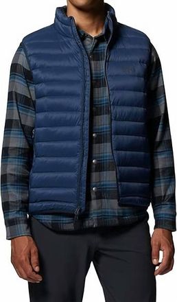 Mountain Hardwear Deloro Down Vest In Hardwear Navy