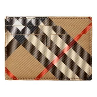 Burberry 26 Check Cards Holder Sand 8091914