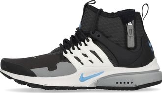 Nike Mid Utility Hoge Stoffen Sneaker Antraciet/Blauw/Wit - Heren - Fitnessschoenen - Zwart - 44 EU - Fitness
