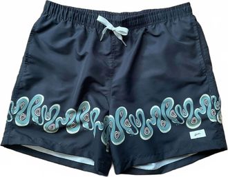 Bather Mens Carbon Dizzy Boa Trunks In Black
