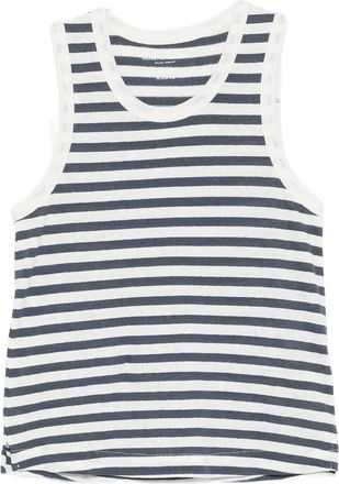Majestic Filatures Striped Sleeveless Tank Top