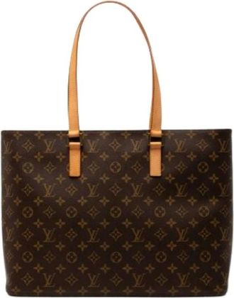 Louis Vuitton Pre-owned Tote Bags, female, Brown, Size: ONE SIZE Pre-owned Monogram Shoulder Tote