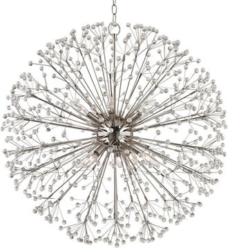 Hudson Valley Lighting Dunkirk Ara&ntilde;a De 10 Luces N&iacute;quel Pulido, Cristal
