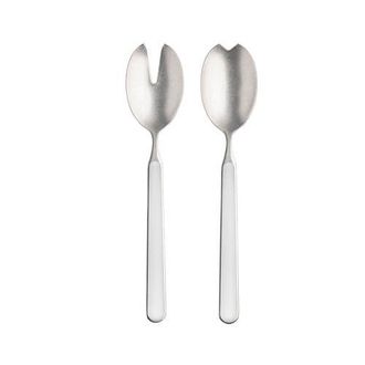 Mepra Fantasia Pewter Salad Serving Set - 2 Pieces in Porcelain at Nordstrom