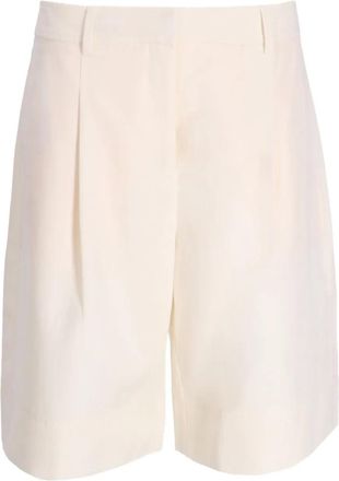 BOSS pleated tailored shorts - White