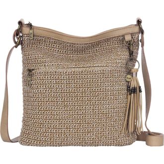 The Sak Lucia Crossbody Hand Crochet Bag in Bamboo Static at Nordstrom