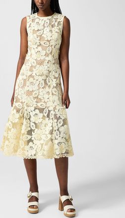 Self Portrait Womens Back bow openwork lace dress