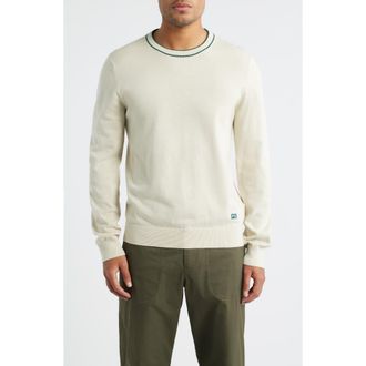 Paul Smith Organic Cotton Crewneck Sweater in Parchment at Nordstrom, Size Xx-Large