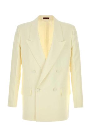 Gucci Ivory Tech Panama Blazer