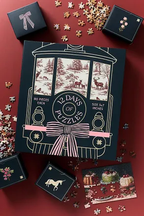 Anthropologie 12 Day Puzzle Advent Calendar