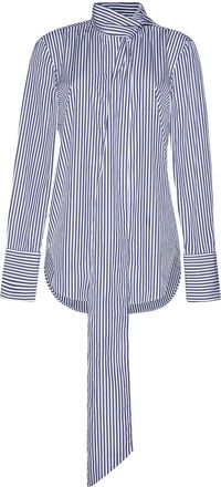 Adam Lippes Blusa Lee in popeline a righe