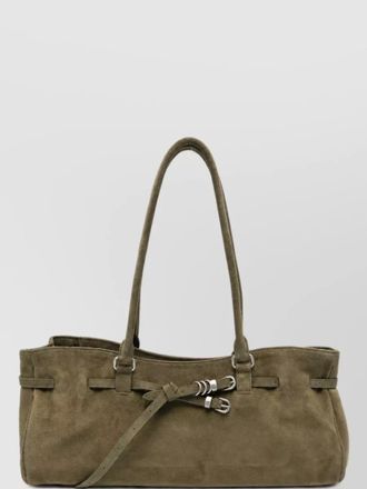 Marge Sherwood suede leather tote bag