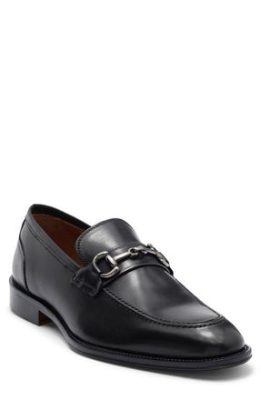 Nordstrom Italian Collection Manarola Bit Loafer in Black Leather at Nordstrom, Size 11.5