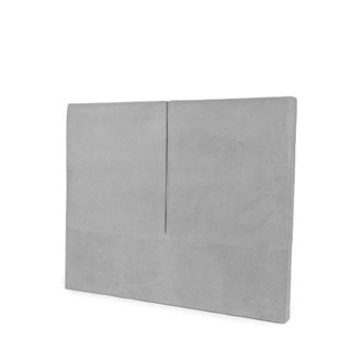 Koketto Home Cabecero tapizado gris claro para cama de 135-140 cm