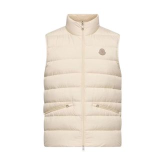 Moncler Vests, male, Beige, Size: XL Lechtal Down Vest