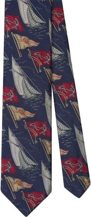 Robert Talbott Robert Boat Flags Best of Class Necktie in Navy at Nordstrom