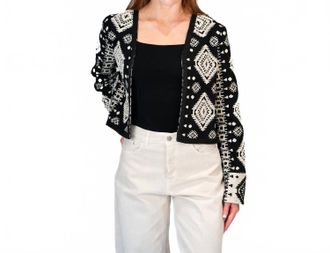 Maria Cher Gutenberg Nellie Jacket In Black