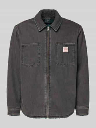 Levi's Jeans- Wendejacke mit Label-Patch in Black, Gr&ouml;&szlig;e M