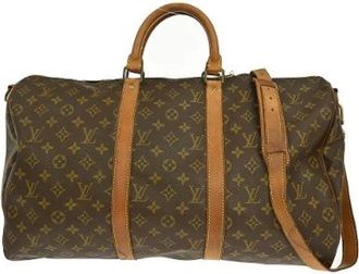 Louis Vuitton Vintage, unisex, Bruin, ONE Size, Pre-owned Weekendtas