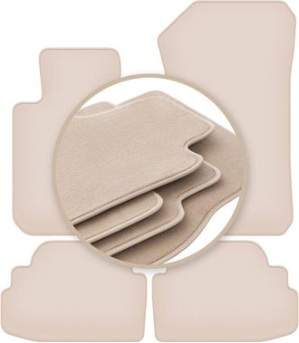 OEM Alfombrillas Beige Premium Para Bmw 1 E82 Coup&eacute; 2007-2013