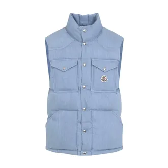 Moncler Hombre, Chaquetas, Azul, Talla: L