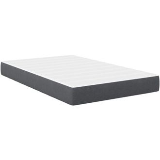 vidaXL Colch&oacute;n De Cama Con Colch&oacute;n Gris 120 X 200 Cm Tela Vidaxl