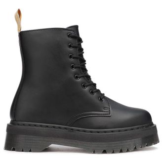 Dr. Martens Jadon II Mono Vegan Felix Rub Off Unisex Ankle Boots - Black - Size:UK 9.5
