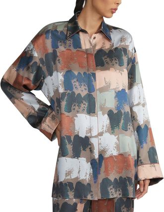 Lafayette 148 New York Boyfriend Oversized Shirt