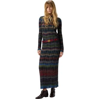 Missoni Long Pencil Skirt With Wave Pattern in Multicoloured at Nordstrom, Size 42 It