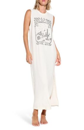 Spiritual Gangster Stargazer Halo Tank Maxi Dress in Vintage White at Nordstrom, Size Small