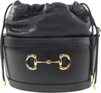 Gucci Pre-owned Horsebit 1955 Bucket Bag - Pre-owned - Mujer - Negro - ONE SIZE