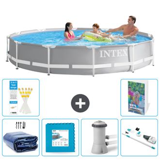 Intex Piscina Prism Frame Redonda - 366x76 Cm - 7-piezas S145
