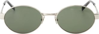 Saint Laurent Zilveren SL 692 Zonnebril - unisex - Zonnebrillen - Grijs - ONE Size - Nylon - Accessoires