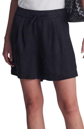 Mavi Penny Drawstring Shorts in Black Used Gold at Nordstrom, Size X-Small