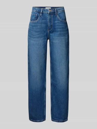 Mango Baggy Fit Jeans im 5-Pocket-Design in Dunkelblau, Gr&ouml;&szlig;e 42