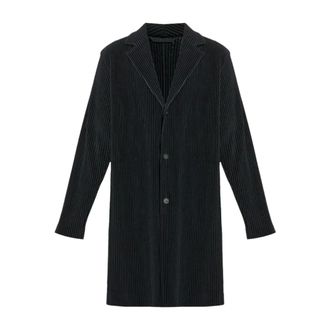 Issey Miyake Heren, Mantels, Zwart, Maat: L Zijde