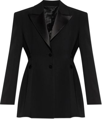 Givenchy Wollen Blazer - Dames - Blazers - Zwart - XS - Wol - Jassen