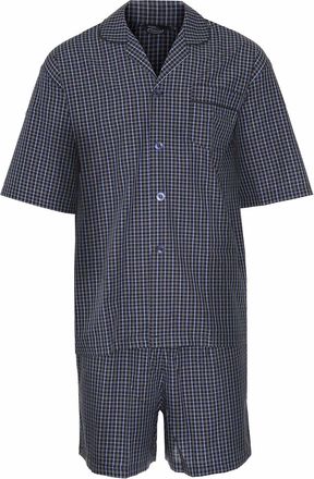 Champion Mens Polycotton Short Pyjama Lounge Wear Set - Navy - Large 42-44 Chest (3186)