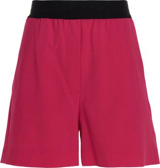 Msgm Virgin Wool Bermuda Womens Shorts