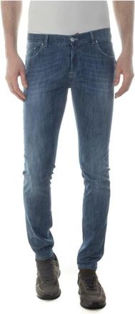 Daniele Alessandrini Jeans - Heren - Slim Fit Jeans - Blauw - W29 - Katoen - Jeans