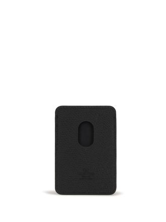 Valentino Garavani VLogo Magnetic Card Case - Black