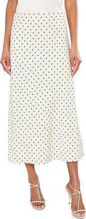 Joe's The Ines Midi Skirt Womens Skirt Ecru Polka Dot : MD, Polyester